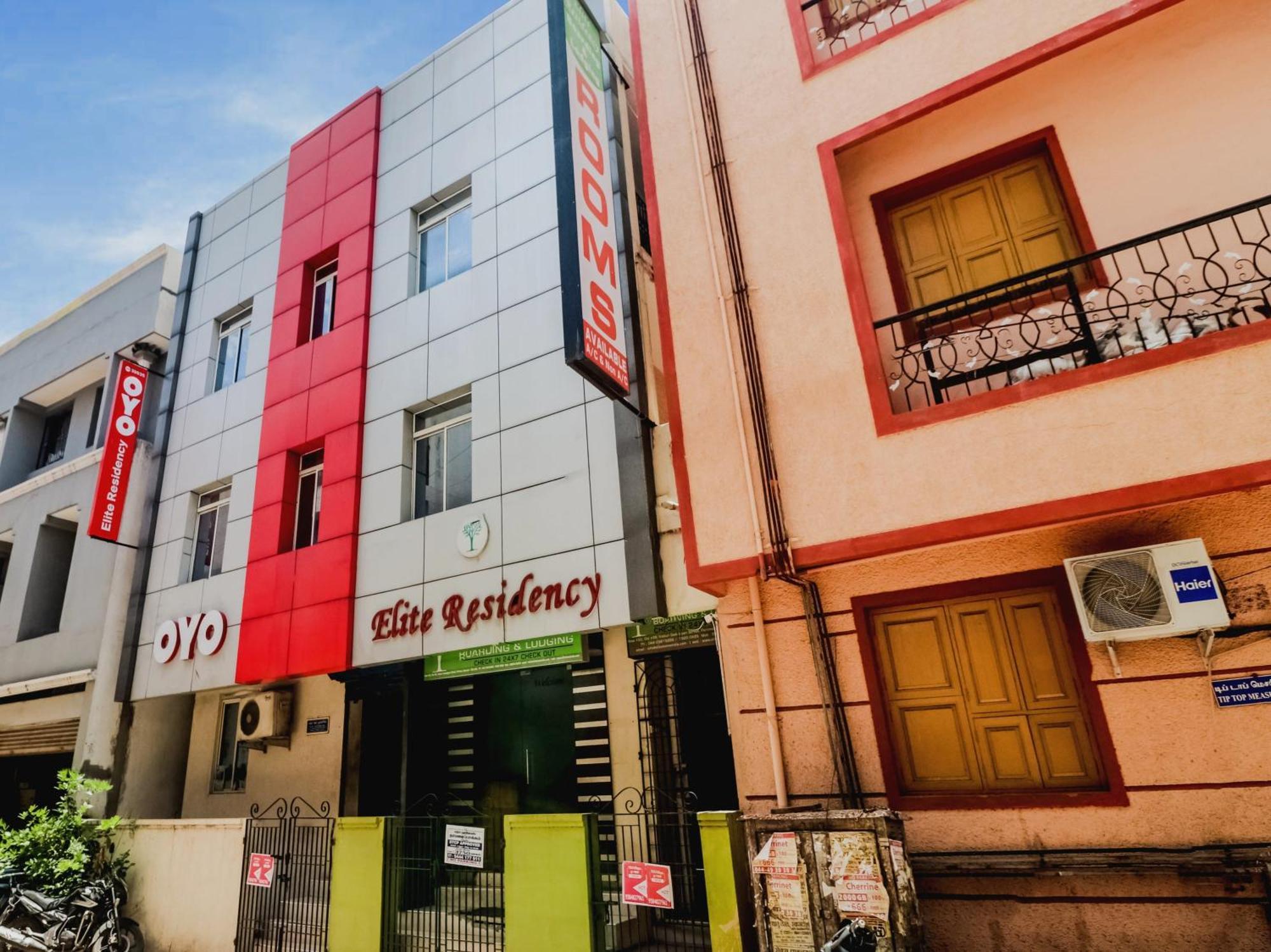 Hotel OYO 39935 Elite Residency Madrás Exterior foto